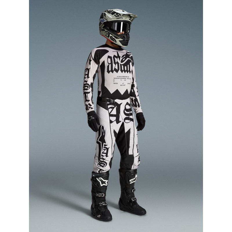 Alpinestars Techstar limited edition motocrossshirt Wolf Dust zandzwart