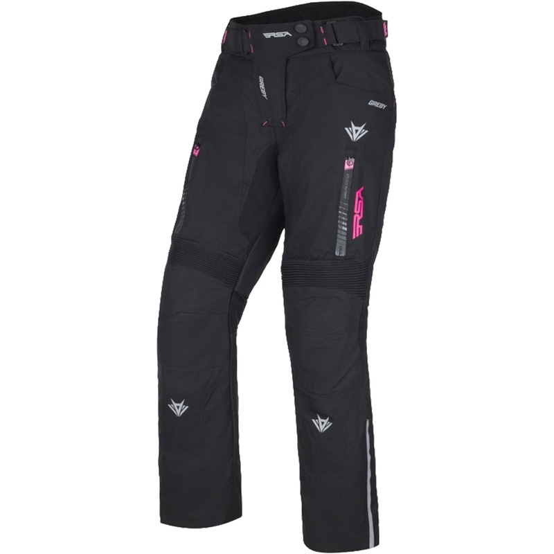 Dames RSA Greby 2 zwart met roze motorbroek