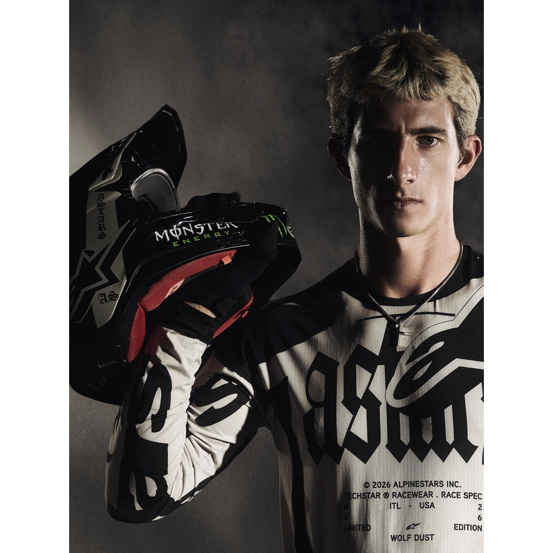 Alpinestars Techstar limited edition Wolf Dust motorcrossbroek zandzwart