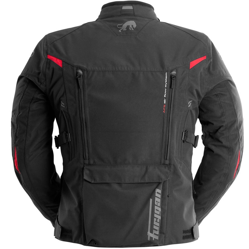 Furygan CHALLENGER 3C PRIMALOFT® motorjas zwart-rood