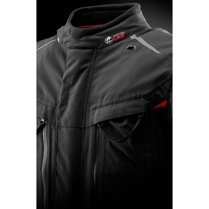 Furygan CHALLENGER 3C PRIMALOFT® motorjas zwart-rood