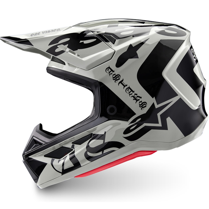 Alpinestars Supertech S-M7 limited edition motorcrosshelm Wolf Dust zandzwart