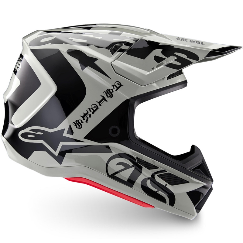 Alpinestars Supertech S-M7 limited edition motorcrosshelm Wolf Dust zandzwart