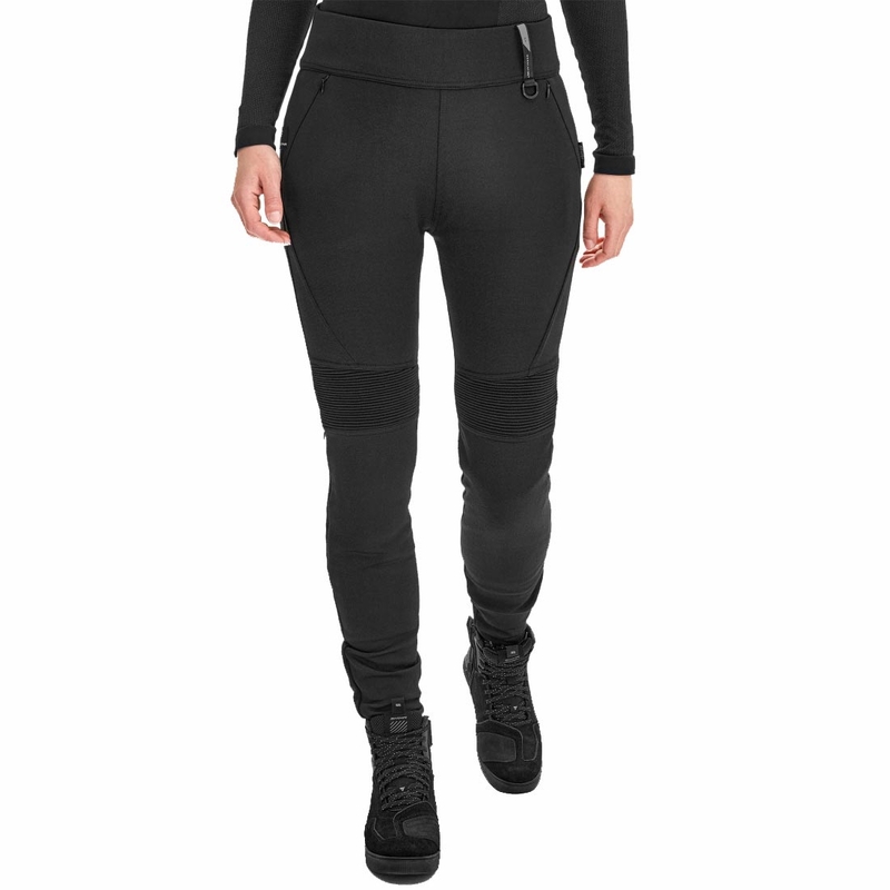Dames lange motorbroek Shima Vesper zwart