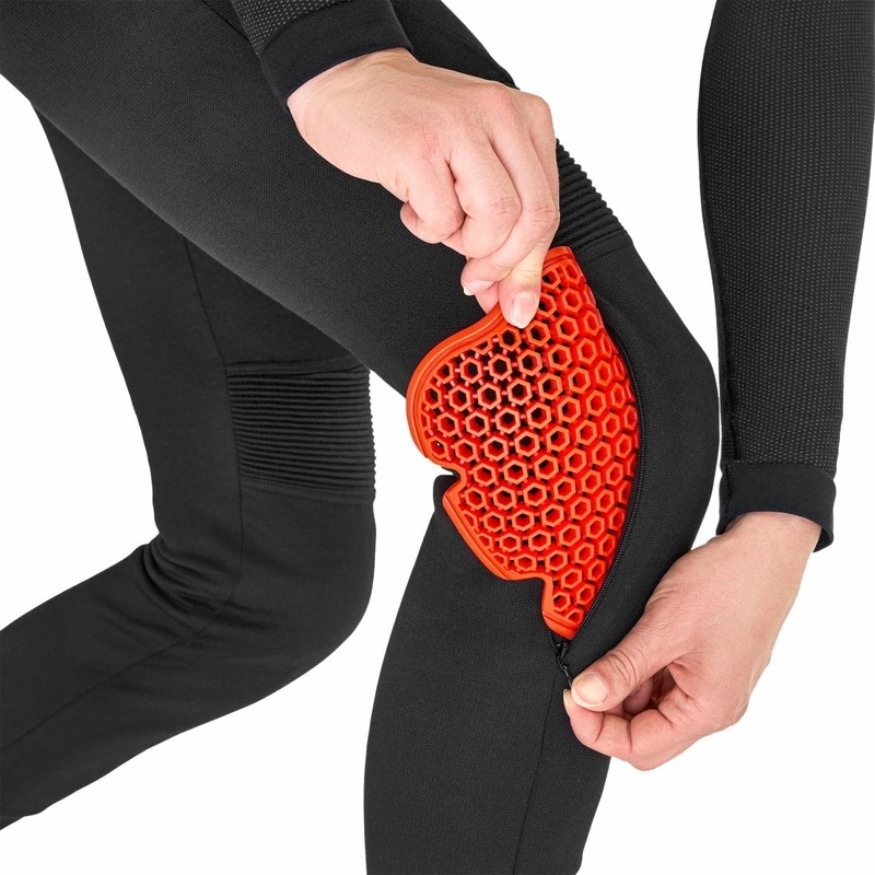 Dames lange motorbroek Shima Vesper zwart