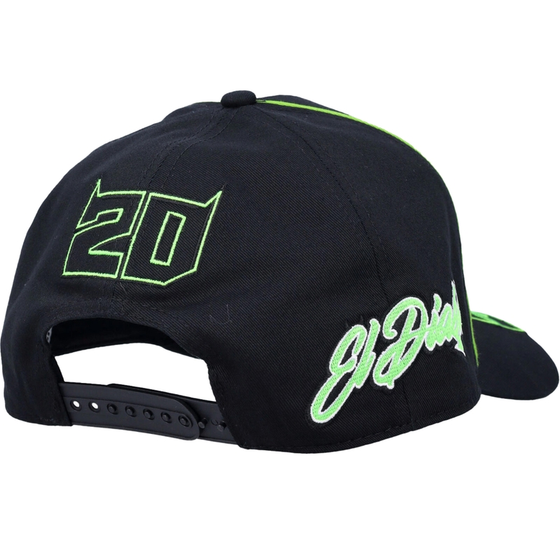 Monster Fabio Quartararo 20 Outline Cap Zwart