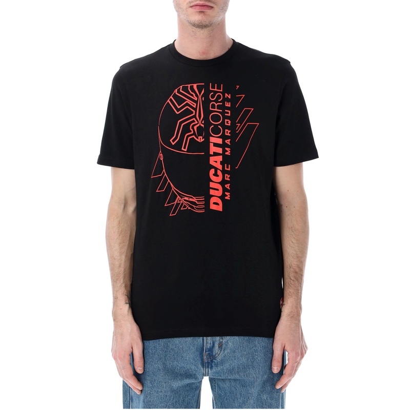 Ducati Corse Marc Marquez Graphic Helmet T-shirt zwart