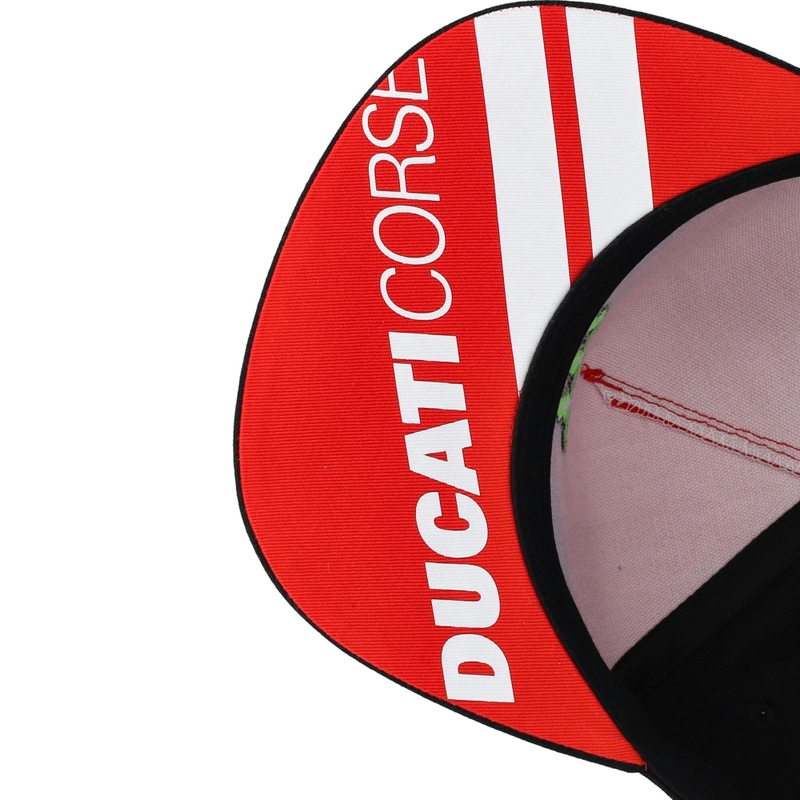 Ducati Monster White Stripes Cap zwart-rood-wit