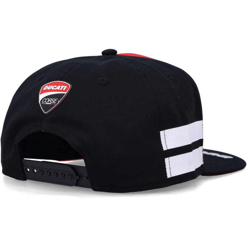 Ducati Monster White Stripes Cap zwart-rood-wit