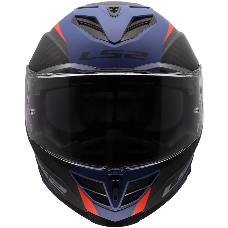 Integraal motorhelm LS2 FF818 Storm III Dynamo blauw-rood
