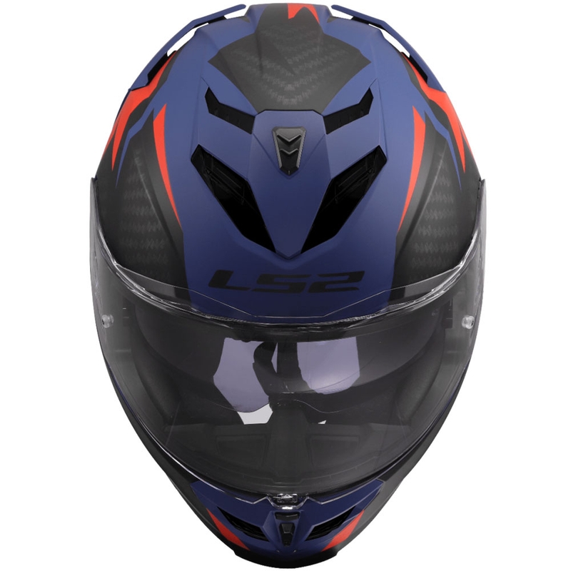 Integraal motorhelm LS2 FF818 Storm III Dynamo blauw-rood