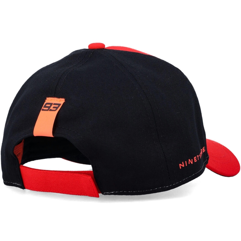 Kinderpet Ducati Marc Marquez Baseball 93 Patch zwart-rood