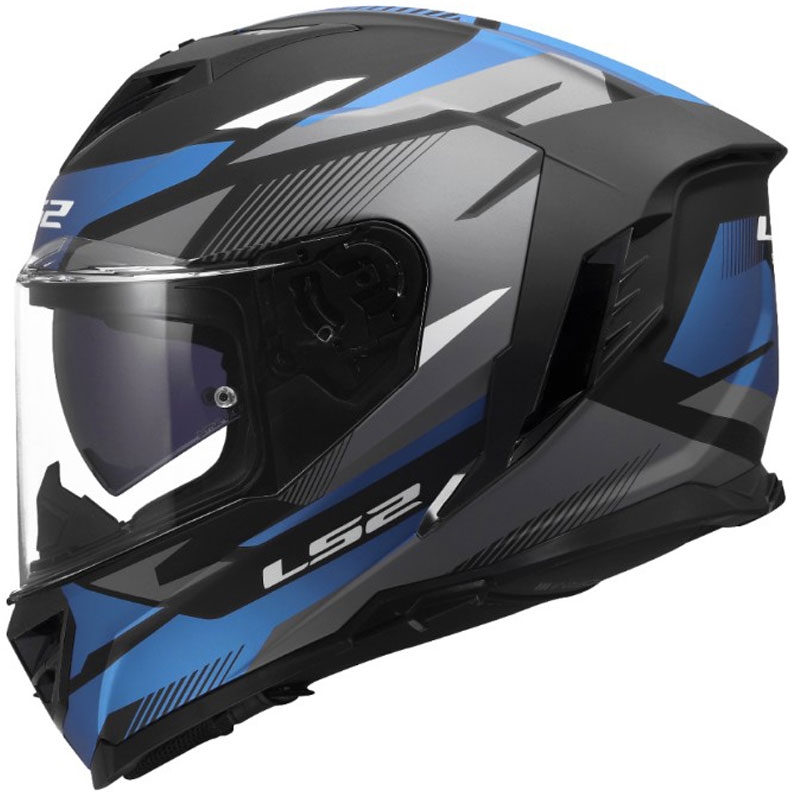 Integraal motorhelm LS2 FF818 Storm III Komai zwart-blauw