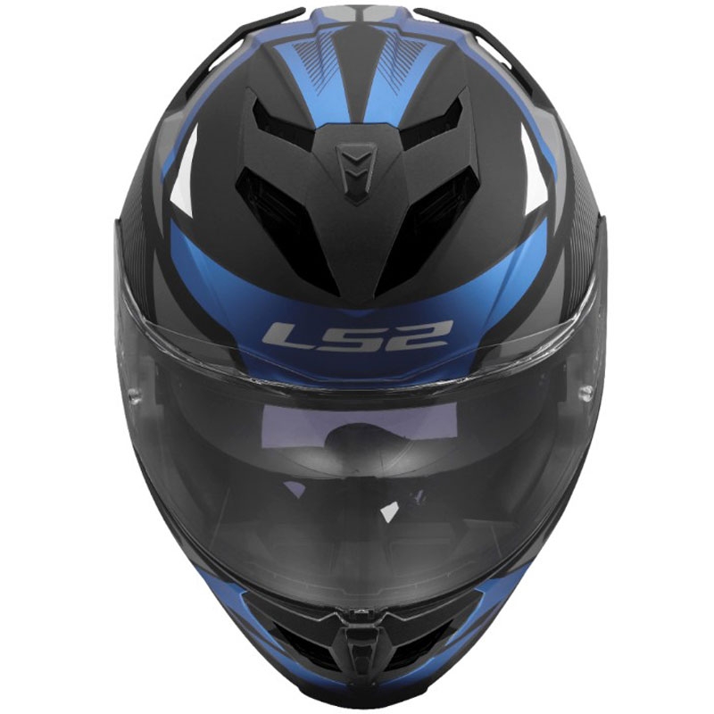 Integraal motorhelm LS2 FF818 Storm III Komai zwart-blauw