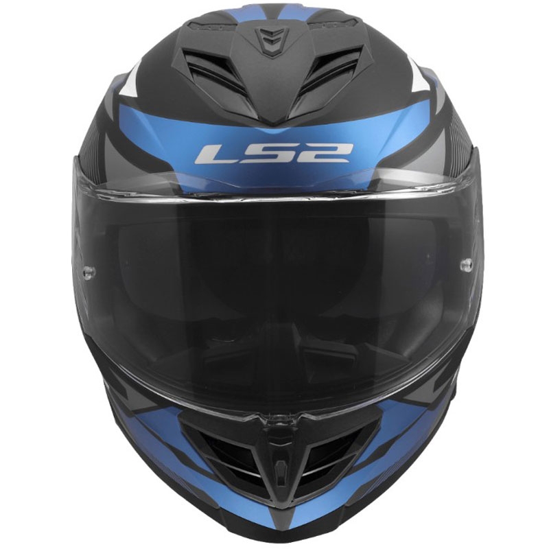 Integraal motorhelm LS2 FF818 Storm III Komai zwart-blauw