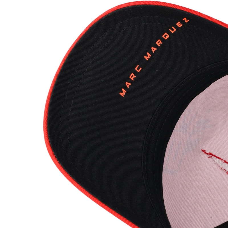 Ducati Marc Marquez baseballpet 93 en rechthoekig zwart-rood
