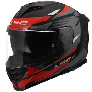 Integraal motorhelm LS2 FF818 Storm III Komai zwart-rood