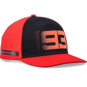 Ducati Marc Marquez Mid Visor Pixelled 93 Cap zwart-rood