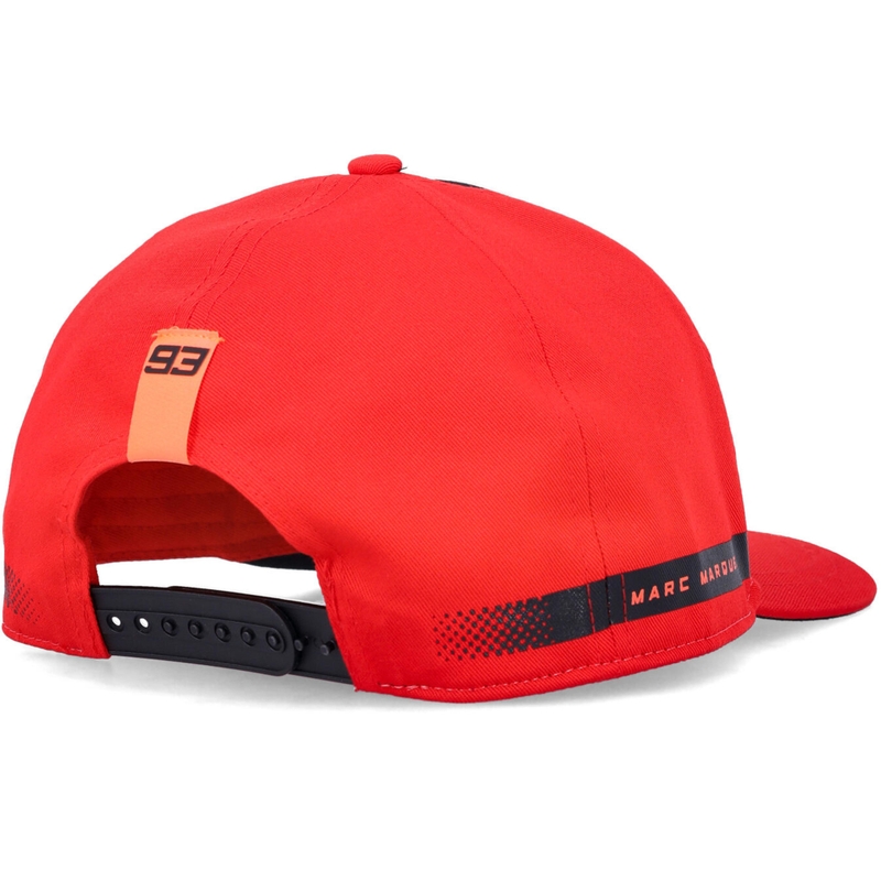 Ducati Marc Marquez Mid Visor Pixelled 93 Cap zwart-rood