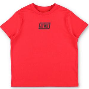 Kinder T-shirt met Ducati Marc Marquez-motorfietsprint, rood