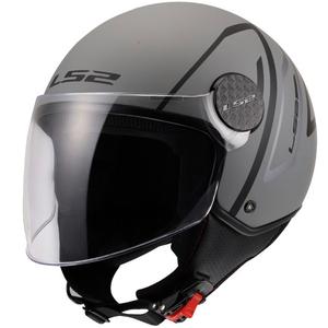 Open motorhelm LS2 OF558 Sphere Lux II Minimum zwart-grijs