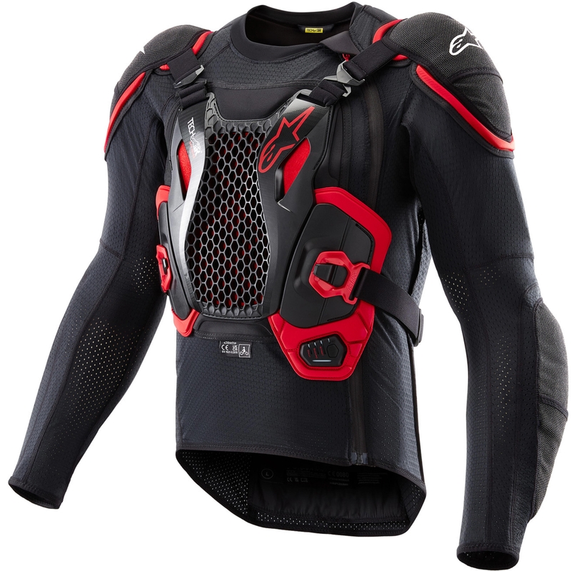 Alpinestars TECH-AIR®OFF-ROAD systeem motorairbagvest zwart-rood