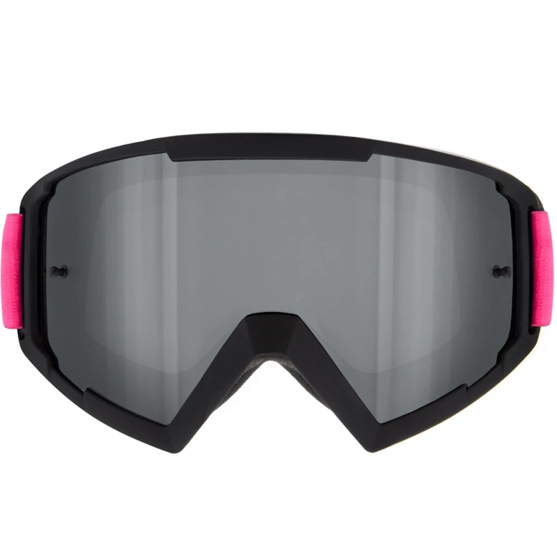 Red Bull Spect Whip motorcrossbril, zwart met zilverkleurige lenzen