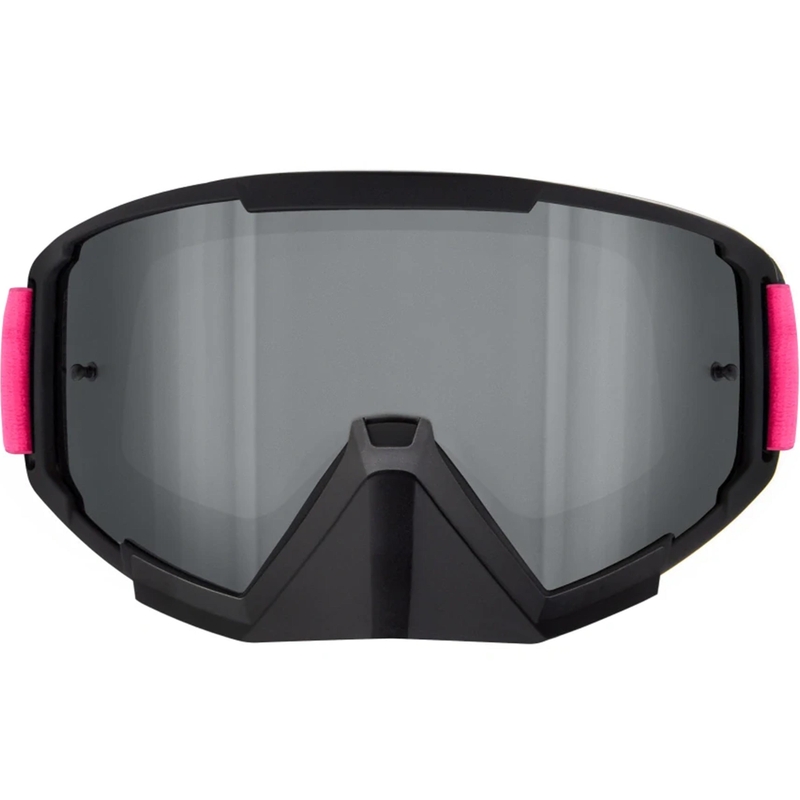 Red Bull Spect Whip motorcrossbril, zwart met zilverkleurige lenzen