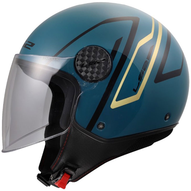 Open motorhelm LS2 OF558 Sphere Lux II Minimum donkerblauwgroen