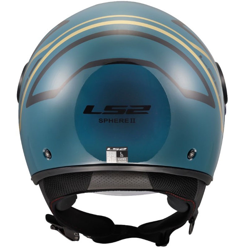 Open motorhelm LS2 OF558 Sphere Lux II Minimum donkerblauwgroen