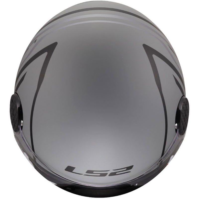 Open motorhelm LS2 OF558 Sphere Lux II Minimum zwart-grijs