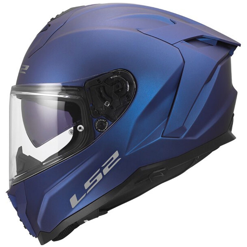LS2 FF817 Challenger II Solid integraal motorhelm, mat marineblauw