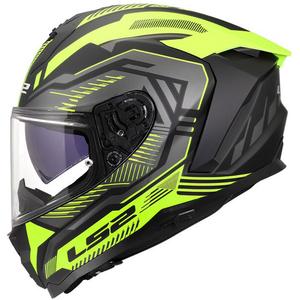 Integraal motorhelm LS2 FF817 Challenger II Dravix mat HV geel