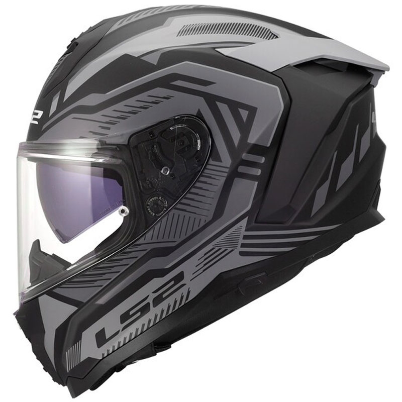 Integraalhelm voor motorfietsen LS2 FF817 Challenger II Dravix matgrijs