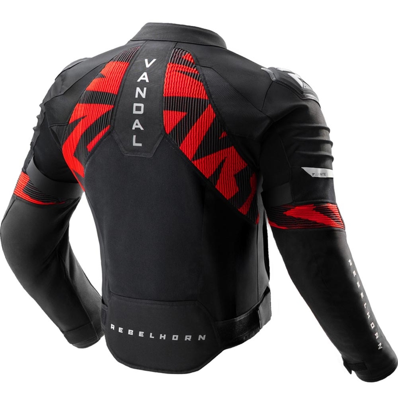 Rebelhorn Vandal 2 Air motorjas zwart-rood
