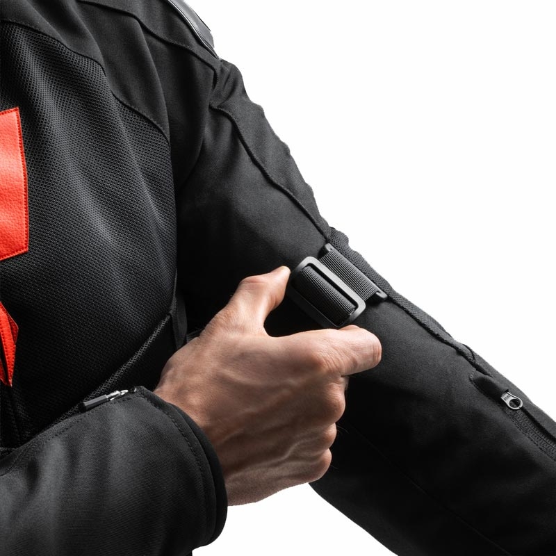 Rebelhorn Vandal 2 Air motorjas zwart-rood