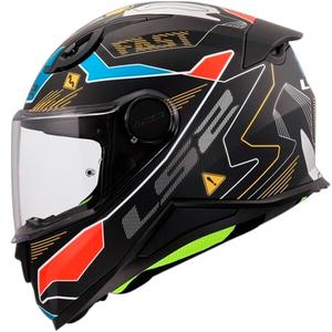Kinder integraalhelm voor motorfietsen LS2 FF812 Zero grijs-rood