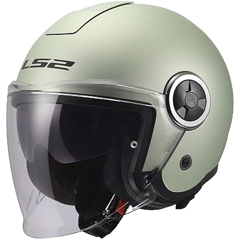 Open motorhelm LS2 OF620 Classy Solid matgrijs-komeet