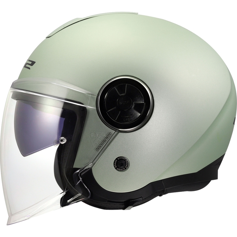 Open motorhelm LS2 OF620 Classy Solid matgrijs-komeet
