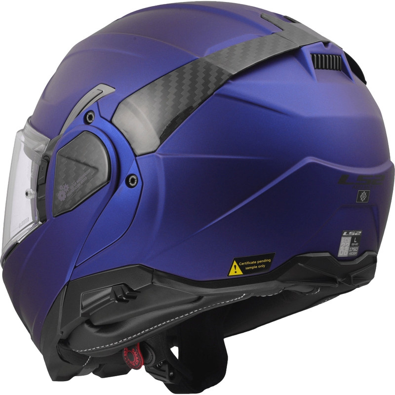 Opklapbare motorhelm LS2 FF910 Advant II Effen mat marineblauw