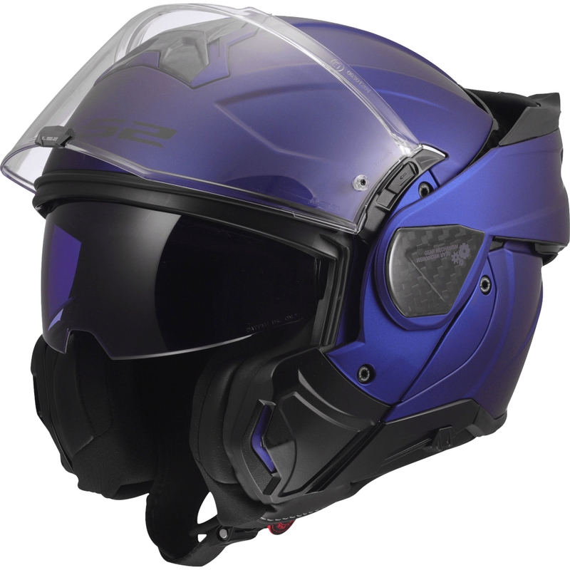 Opklapbare motorhelm LS2 FF910 Advant II Effen mat marineblauw