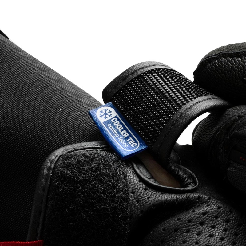 Rebelhorn Defender motorhandschoenen zwart-rood