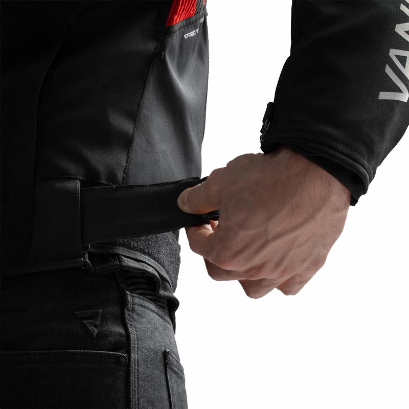 Rebelhorn Vandal 2 motorjas zwart-rood