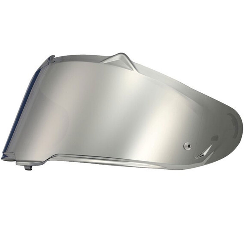 Vizier voor motorhelmen LS2 FF807/FF817 Driehoekige vorm zilver iridium