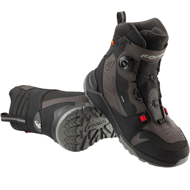 Forma ADV Kite Dry motorlaarzen zwart-bruin-grijs