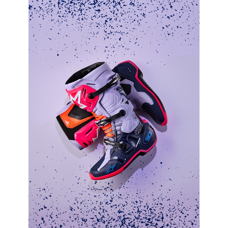 Alpinestars TECH 10 Limited Edition Records Motocrosslaarzen Zwart