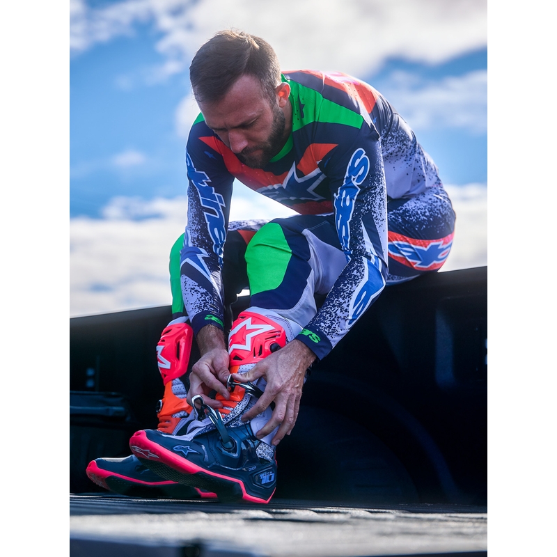 Alpinestars TECH 10 Limited Edition Records Motocrosslaarzen Zwart
