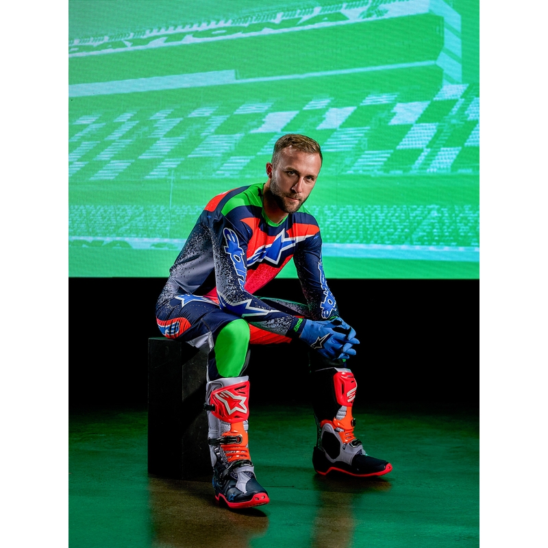 Alpinestars TECH 10 Limited Edition Records Motocrosslaarzen Zwart