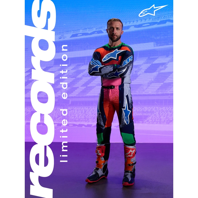 Alpinestars TECH 10 Limited Edition Records Motocrosslaarzen Zwart