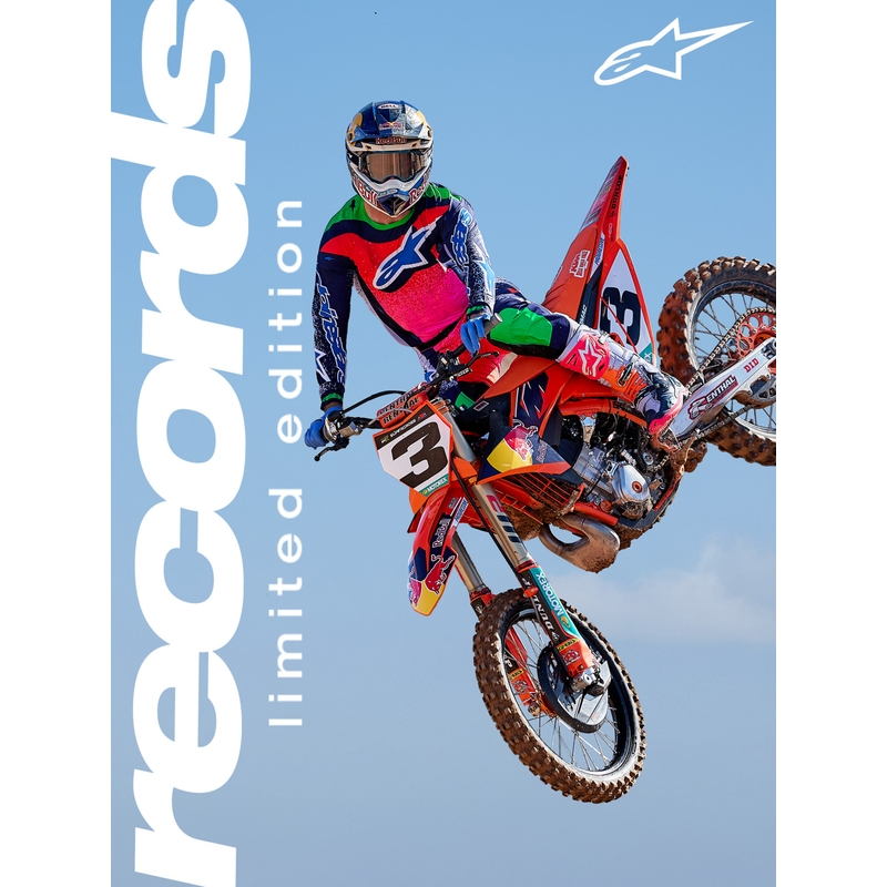 Alpinestars TECH 10 Limited Edition Records Motocrosslaarzen Zwart